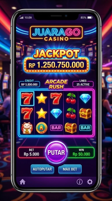 Tampilan aplikasi juarago yang user-friendly.
